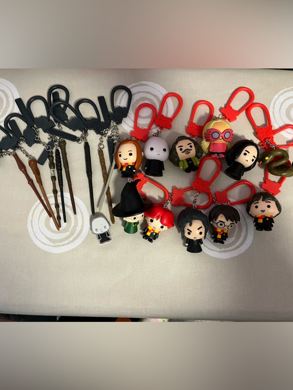 19 Harry Potter clip on Keyring for party favors